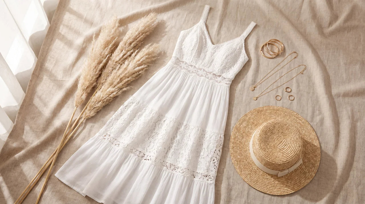 White Boho Dresses